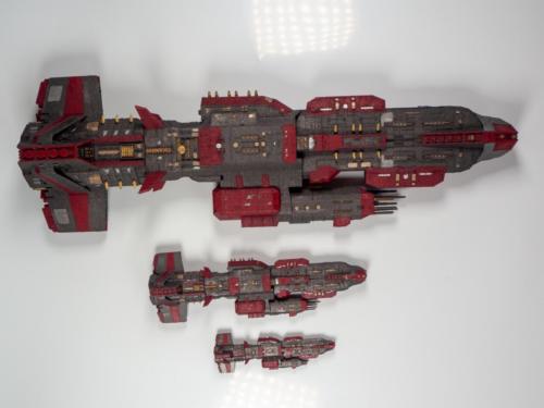 Aurora ships 9, 16.5 and 35cm